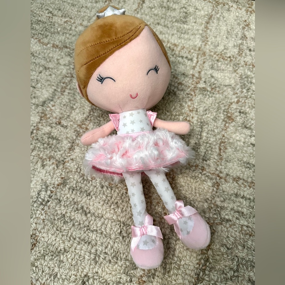 Baby Starters Ballerina Plush Lovey Doll EUC